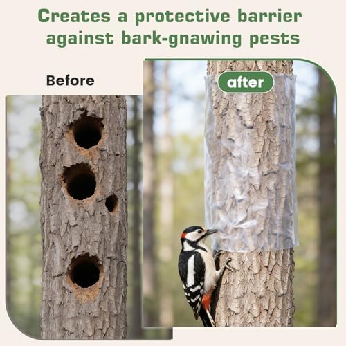 Iguana Tree Wrap for Damaged Bark, Tree Trunk Protector Guard(79x15.75in)