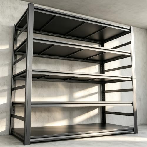 PRESTELION Garage Shelving 3000 LBS Adjustable Metal Storage Shelves