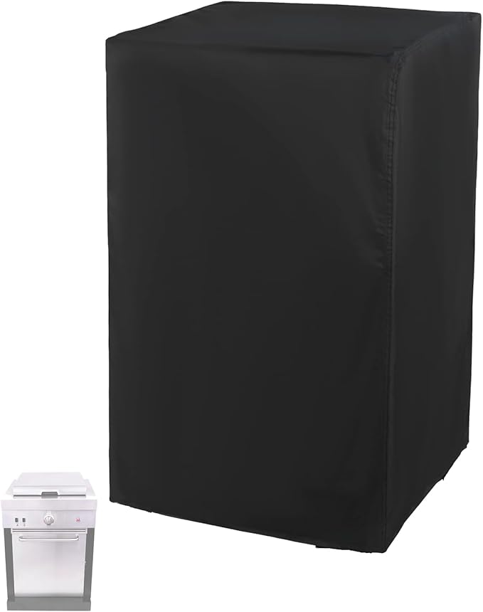 Grill Cover for Charbroil 463246318 Medallion Series Modular Outdoor Kitchen Gas Griddle Component, Waterproof BBQ Griddle Cover - 25 x 27 x 38 Inch