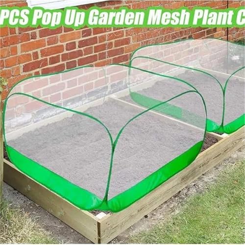 Outdoor Raised Garden Bed Cover Garden Mesh Plant Cover Outdoor Protector Enclosure Raised Bed Bird and Pest Protection Guard 1PC for Plants Vegetables Flowers