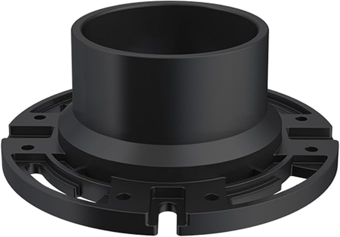 SEAFLO RV Toilet 3" Socket Floor Flange - Model SFRTK2-001 (Black) - Fits All RV Toilets (SFRTPH-01-01, SFRTPH-01-02, SFRTPH-02-01) - 4-Year Warranty
