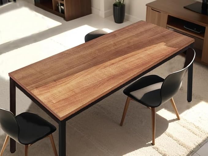 Simple and Sturdy 36X72 inches Computer Desk - Perfect for Work and Study, Multi-Purpose Table for Writing, Dining, and Workstation