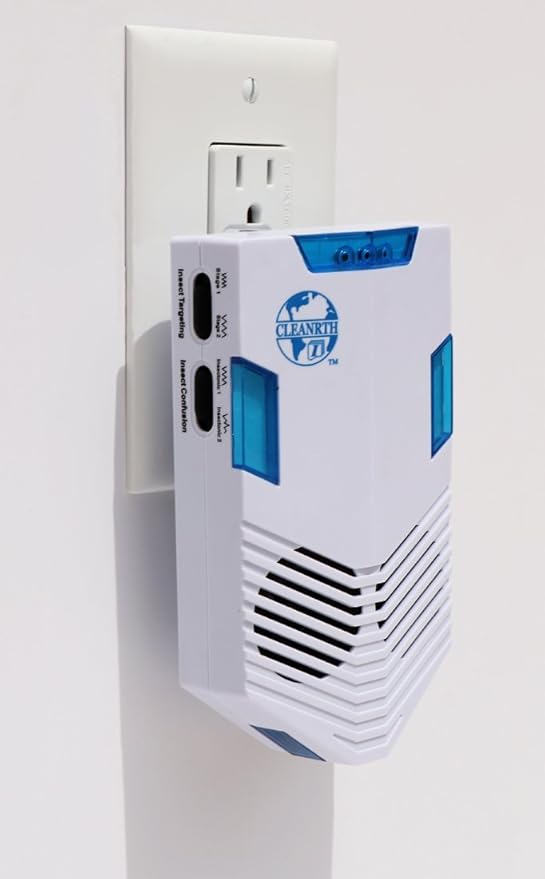Cleanrth CI007 Advanced Ultrasonic Insect Repelling System - Demands Insects & Bugs to Leave