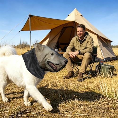 Foxtail Mask for Dogs – Foxtail Protection Hood for Dogs，Small