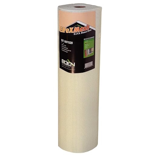 Boen Non-Adhesive EIFS Stucco Mesh Fiberglass (38" x 75' - 14 oz.)