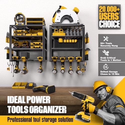 Spampur Power Tool Organizer Wall Mount