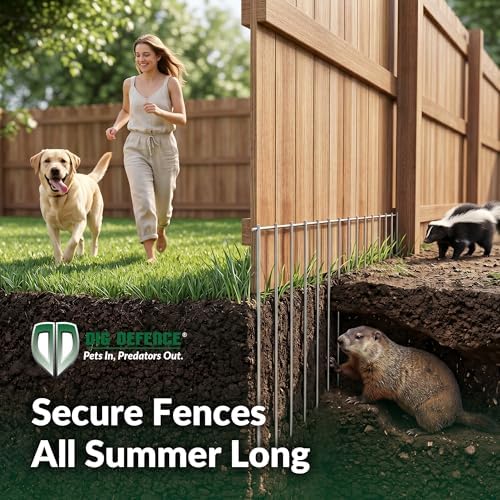 Dig Defence Original Animal Barrier Garden Fence Small/Medium, 6 Pack