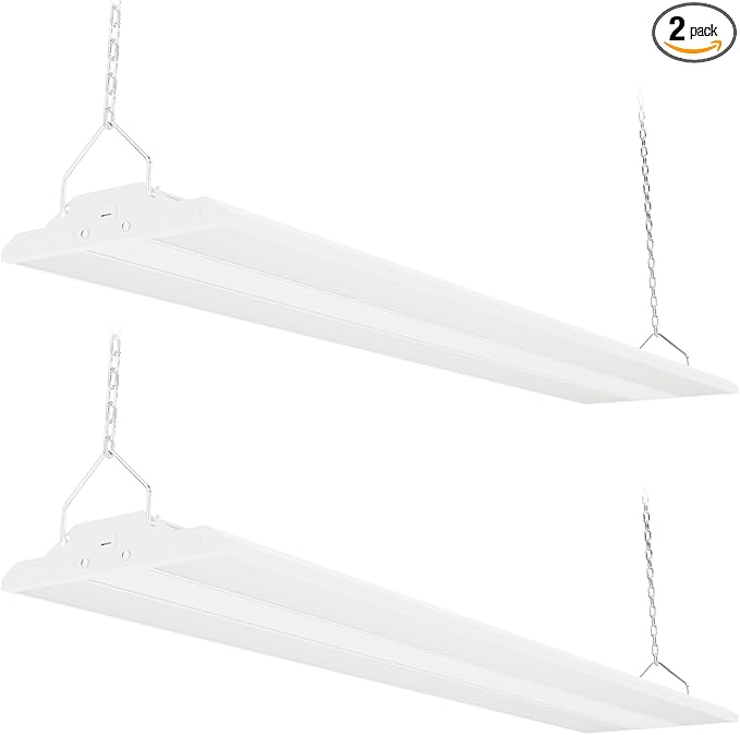 LED Linear Shop Lights 400W, 22500LM Led High Bay Lights 5000K Daylight 120-277V, Led Garage Light for Shop Workshop Store Commercial Supermarket Warehouse Basement Exhibition Room ETL
