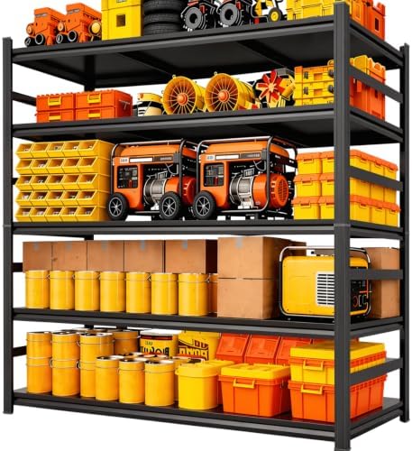 Garage Shelving, Heavy Duty Storage Shelves, Adjustable Boltless Units