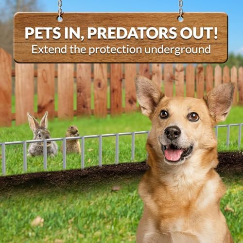 Dig Defence Original Animal Barrier Garden Fence Small/Medium, 12 Pack