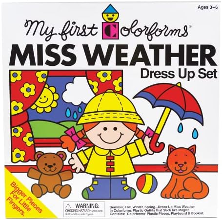 My First Colorforms Miss Weather Set