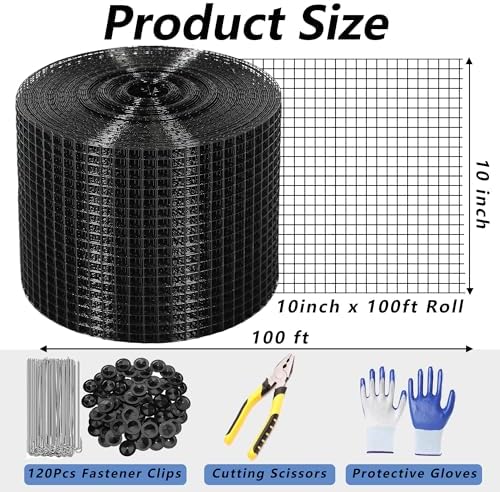 Critter Guard for Solar Panels, 10 in x 100 ft Solar Panel Bird Guard Mesh