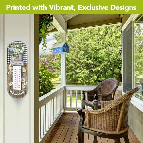 Briarwood Lane Spring Thermometer 17x6 Crated Mason Jars for Spring Thermometer