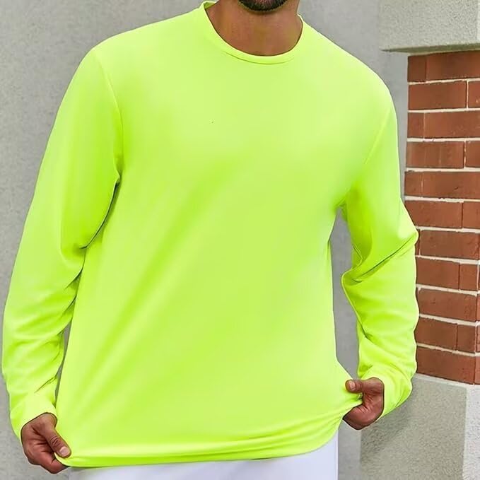 LeeHanTon Men's Sun Shirts Sun Protection Hoodie Shirt UPF 50+ Long Sleeve Work Athletic Shirt with Hooded for Fishing Hiking