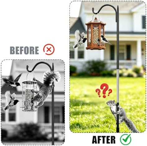 15in x 9.8ft Smooth Squirrel Baffle for Bird Feeder Poles,Bird Feeder Pole Guards,Squirrel Guard Protector with Strong Double-Sided Tape, Tree Trunk Pole Wrap for Prevention Climbing