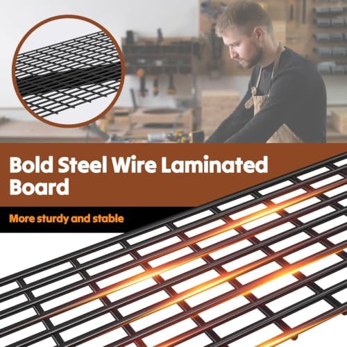 3-Pack 35''W Storage Shelves,2500LBS Garage Shelving,Adjustable Garage Shelves,Heavy Duty Metal Shelving, 5 Tier Utility Steel Shelf, Easy-to-Install Shelving Units and Storage 71''x35''x16