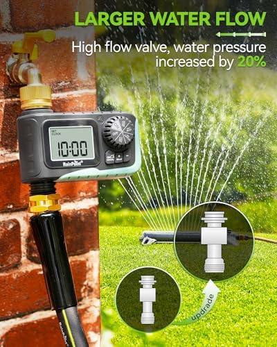 RAINPOINT Sprinkler Timer with Brass Swivel