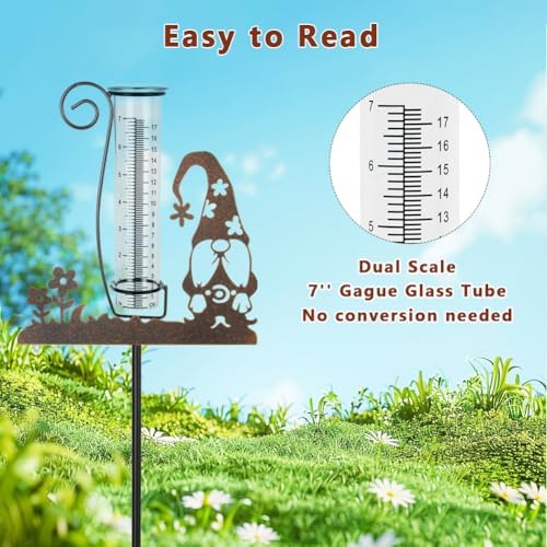 Gnome Rain Gauge Outdoor