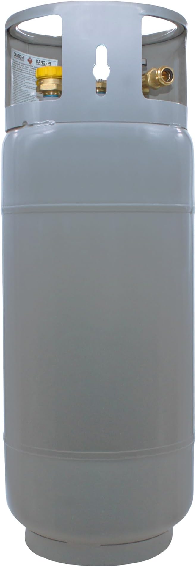 Flame King 43.5LB Steel Forklift Propane Tank with Gauge, DOT and TC Compliant, Rugged-Designed, Larger Than Standard Forklift Tanks