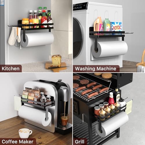 ZUNTO Magnetic Paper Towel Holder for Fridge, Strong Magnet, No Drill