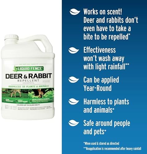 Liquid Fence Deer And Rabbit Repellent Concentrate 2.5 Gallons, 2 Pack