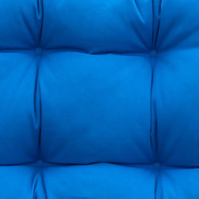 QILLOWAY Indoor/Outdoor Chaise Lounge Cushion,Spring/Summer Seasonal Replacement Cushions. (Marine Blue)