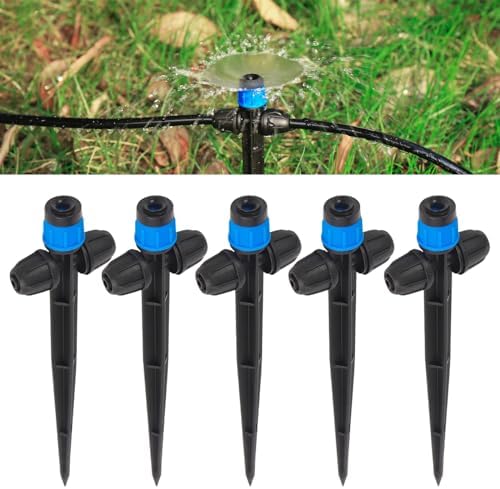 25 Pcs Drip Irrigation Fan Emitter for 1/4" Irrigation Tubing