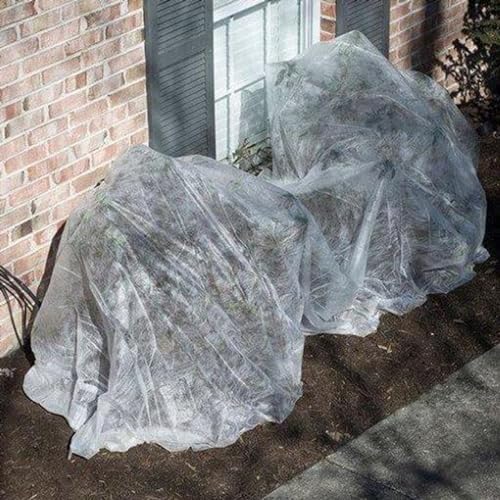 Harvest Guard Freeze Protection Plant Cover, Floating Frost Blanket for Outdoor Plants and Lawn Seed Germination, Reusable Garden Fabric Plant Cover Warmer for Harsh Weather (5' x 25')
