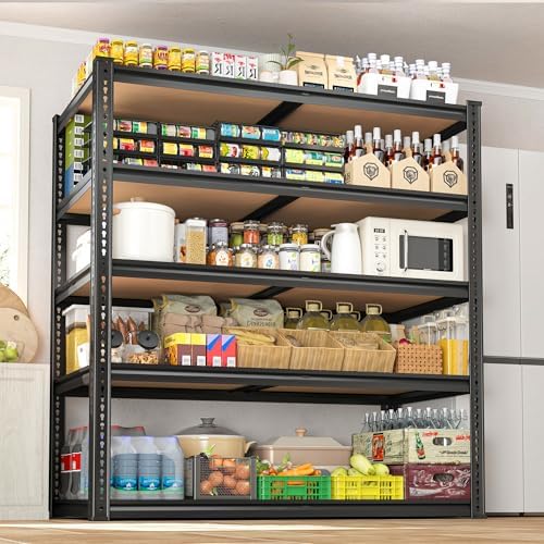 ROOMFAVE 40" W Garage Shelving 2300LBS Storage Shelves,5 Tier
