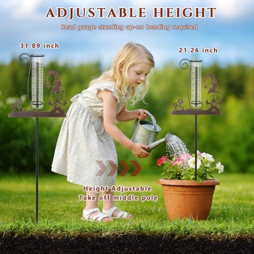 Gnome Rain Gauge Outdoor