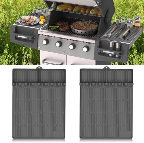 Silicone Grill Mat for Blackstone Griddle Accessories, 8-Slot Tool Mat