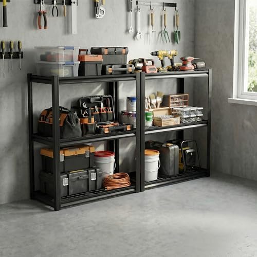 Durstruct 3 Tier Garage Shelving 1500LBS Loads Industrial Shelf 24"x16"x36"