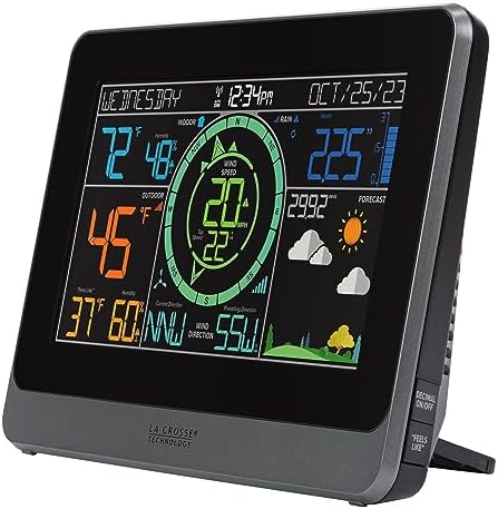 La Crosse Technology 328-1415 Wireless Professional Color Weather Station with Cyclone Sensor