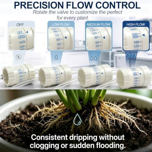 3Pcs 6.5L Automatic Vacation Plant Waterer Bag,Plant Self Watering Devices