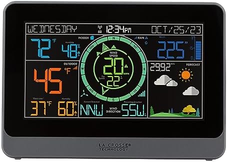 La Crosse Technology 328-1415 Wireless Professional Color Weather Station with Cyclone Sensor