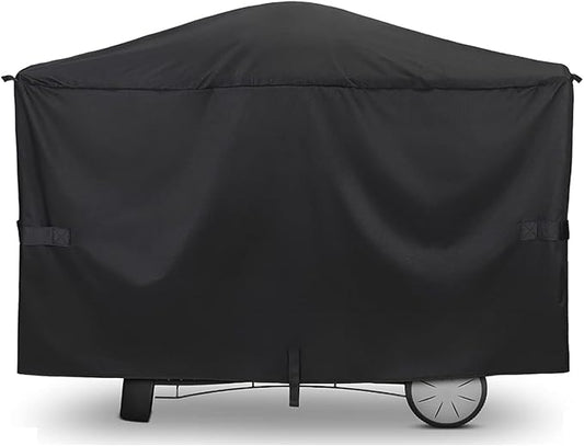 Grill Cover for Weber Q2000, Q2200, Q2400, Q300, Q320, Q3000, Q3200 Gas Grills, Heavy Duty BBQ Gas Grill Cover 7112, Waterproof UV Resistant Cover, Outdoor Barbeque Grill Accessories