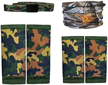 Tick Gaiters - Permethrin Treated, Ticks, Mosquitoes, Flies & More Insect Repellent, Unisex Adult, (Camo XW) Complete Package 2
