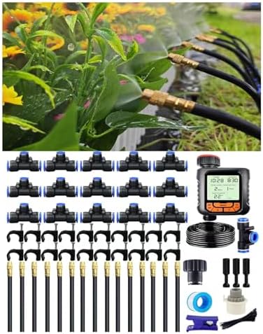 360° Adjustable Drip Irrigation Sprinkler Kit – Garden Watering System
