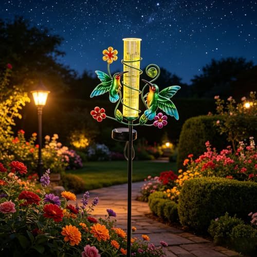 Hummingbird Rain Gauge Outdoor for Measuring Precipitation