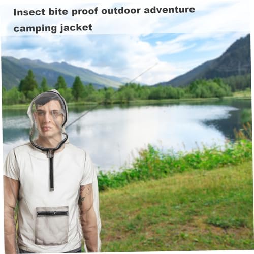 Outdoor Mosquito Suit, Breathable Mesh Jacket With Hood And Pants - Net Clothing Protection