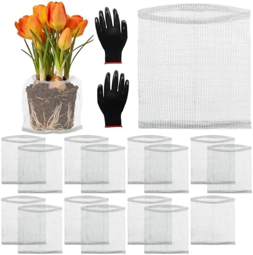 16 Pcs Gopher Baskets 10 Gallon Root Guard Proof Stainless Wire Steel Trap