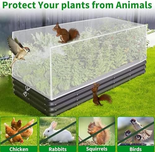 Plant Protector from Cats Indoor Reusable Drawstring Breathable Planter