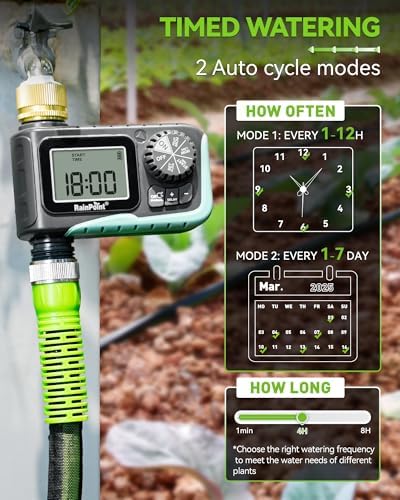 RAINPOINT Sprinkler Timer with Brass Swivel