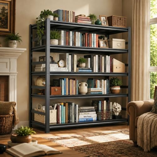 PRESTELION Garage Shelving 3000 LBS Adjustable Metal Storage Shelves