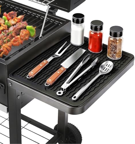 Silicone Grill Tool Mat for Blackstone Griddle Side Shelf Spatula Mat