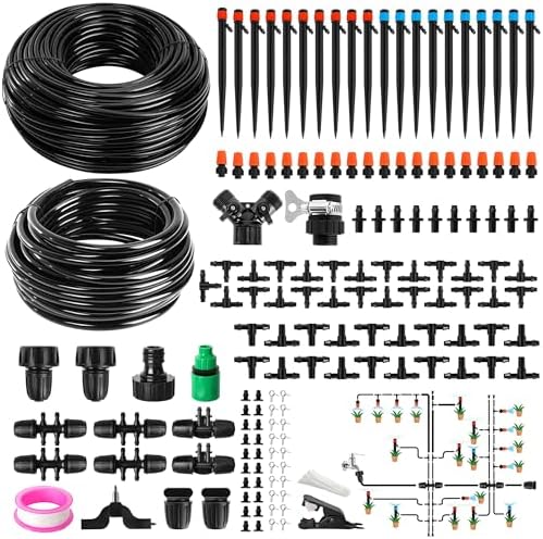 240FT DIY Automatic Drip Irrigation System Kit for Garden