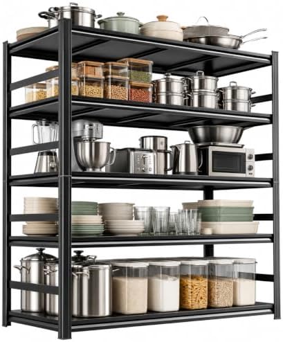 PRESTELION Garage Shelving 3000 LBS Adjustable Metal Storage Shelves