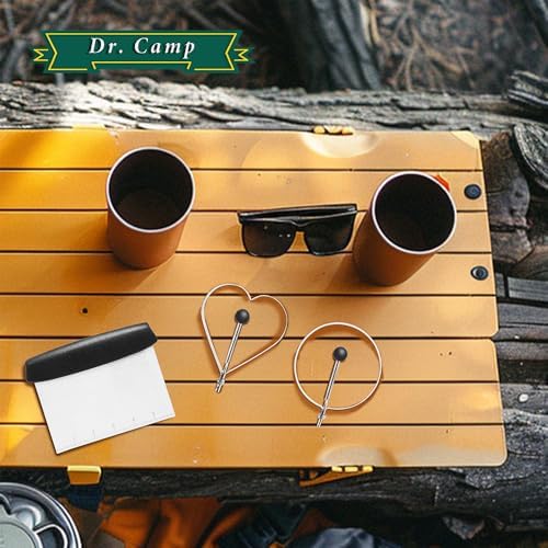 Dr. Camp Grill Accessories Set BBQ Grill Tools Set Heavy Duty Stainless Steel Grilling Tools Kit Complete Barbecue Tool Set for Outdoor Grill