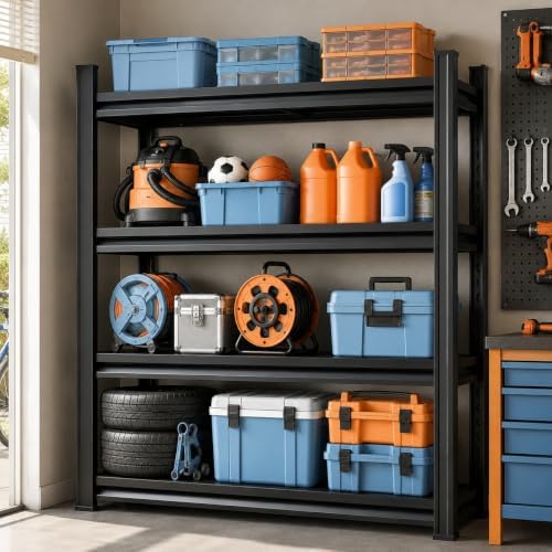Garage Shelving, Heavy Duty Storage Shelves, Adjustable Boltless Units