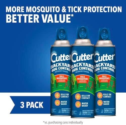 Cutter Backyard Bug Control Outdoor Fogger 16 Oz, 3 Pack